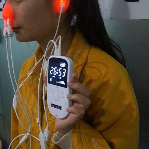 Ear Acupuncture And Rhinitis Laser Therapy Device Nose Care Therapy Machine Low Frequency Laser Drop shipping COZING-BQ05