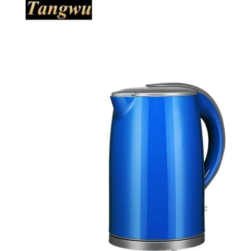 Double - double hot stainless steel electric kettle with 1.7 litre quick boiling water teapot 304