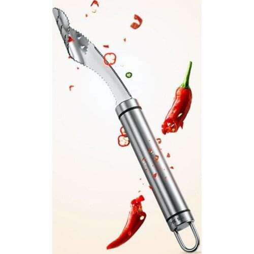 Stainless Steel Cut Pepper Core Remover Home Green Pepper Seed Remover Tomato Core Remover Tool Bell Pepper Core Remover Knife