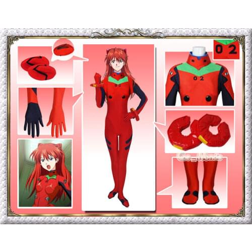EVA Asuka battle suit CosPlay New costume full suit 2021 New LL