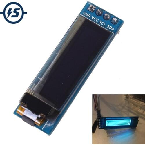 For Arduino SSD1306 I2C OLED LCD Display Module 0.91 inch 128x32 IIC Serial Blue 0.91" 12832 LCD Screen