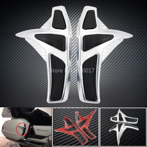Motorcycle Chrome Goldwing Fairing Saddlebag Front Scuff Protectors For Honda GL1800 GL1800 2001-2011 Saddlebag Scuff Protectors