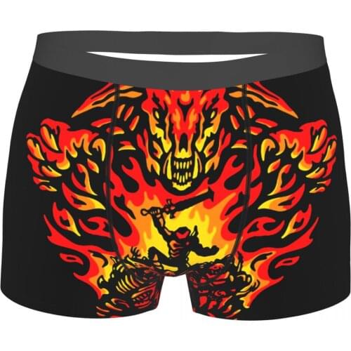 Doom Eternal Slayer Doomguy Game Eternal Slay Underpants Homme Panties Male Underwear Ventilate Shorts Boxer Briefs