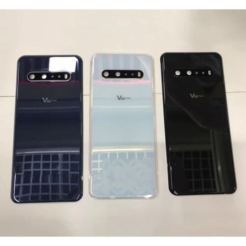 New Glass Back Cover For LG V60 Rear Housing Door Battery Cover for lg v60 back housing with camera Lens Replacement Parts