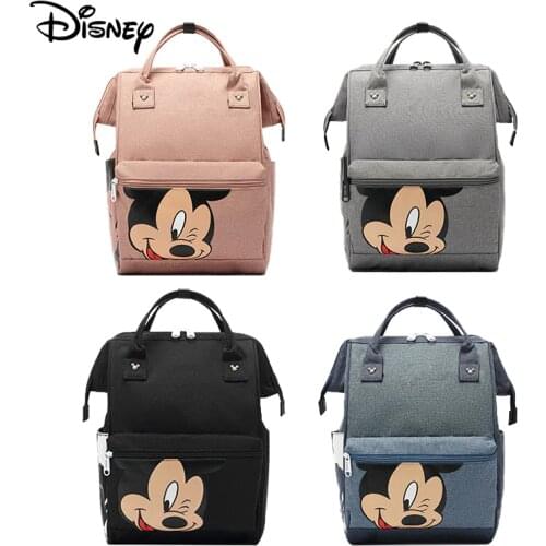 Disney 2020 New Cute Mickey Mummy Maternity Diaper Bags Waterproof Baby Backpack Bag Travel Baby Bags for Mom Multifunctional