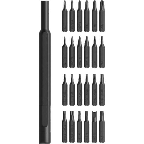 Screwdriver Kit 24 Precision Magnetic Bits DIY Dismountable Screw Driver Set Mini Tool Case for Smart Home Phone Repair