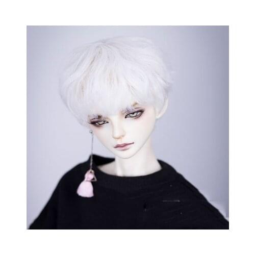 BJD doll wigs for fashion trends to nest head NanWa 1/3 1/4size Uncle high temperature hair silk pure black milk golden ash etc