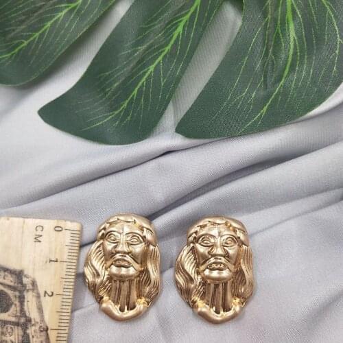 Pendientes Oorbellen Aros Brincos Brinco Earing Jewelry Joker Street Snap Temperament Popular National Wind Stud Earrings D89