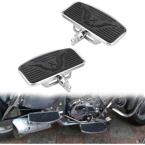 Front Rear Wide Footboards Floorboard Footrest Pedal For Yamaha Dragstar Vstar V-Star XVS400 XVS650 1988-2013 2012 2011 2010