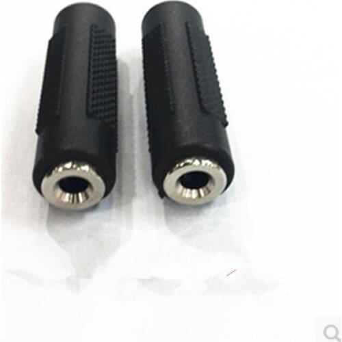 1/2PCS 3.5 Mm Female To 3.5mm Female Jack Stereo Connector Coupler Adapter Audio Cable Extension for MP3 DVD Headphone Car AUX