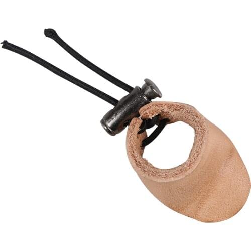 Durable Adjustable Archery Hunting Finger Guard Thumb Ring Tab Protector