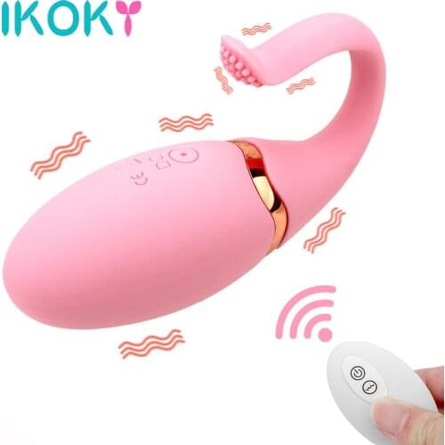 Sex Toys for Woman 10 Speed USB Charging Wireless Remote Control Fish Tail Jump Egg Vibrator Waterproof Massage Vibrator Sex