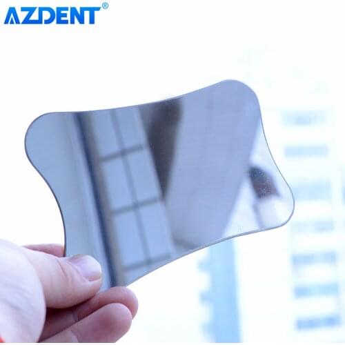 AZDENT Dental Intra-Oral Stainless Steel Photography Mirror Adult Occlusal Jaw Single-Sided Reflector Autoclave