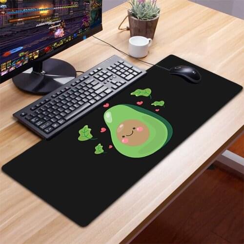 Funny Avocado Cute Large XXL Mousepad Gaming Mouse Pad Computer Accessories Keyboard Laptop Padmouse Desk Mat Mouse Pad 90x30cm