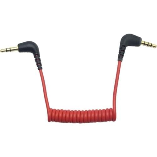 Replacement 3.5mm TRS to 3.5mm TRRS Adapter Cable for RODE SC7 SC2 By Video MIC Wireless GO Video Micro-type Mics