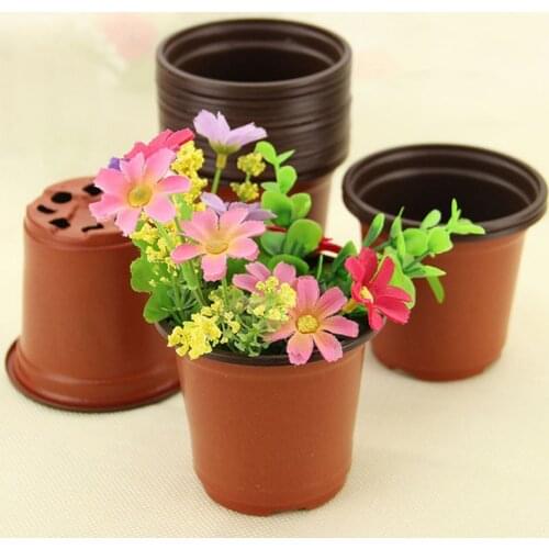 1pcs Plastic Planting Flower Pot Household Garden Seedling Pot