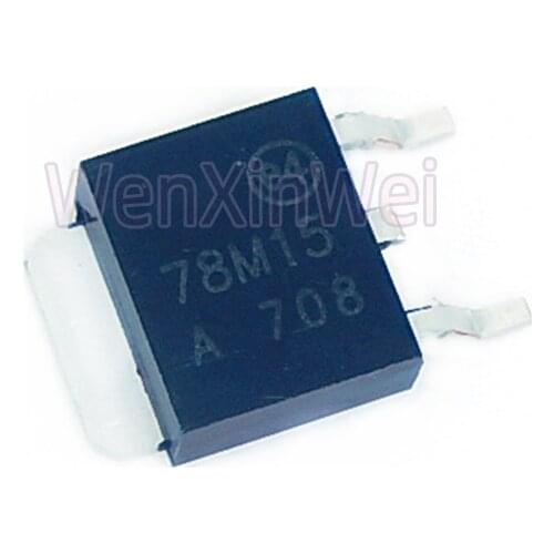 10PCS 78M15 L78M15CDT TO252 79M15 L79M15CDT PARA-252 Três-terminal regulador de tensão Triode