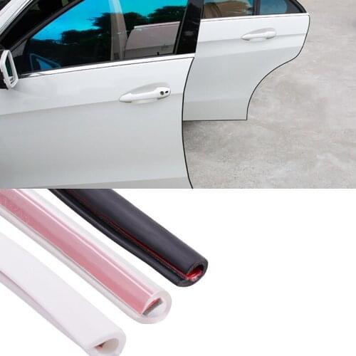 5 m Anti-Collision Lane Protection Door Ribbons Rubber Edge Gates Locks Side Protector Sticker for Volkswagen vw POLO Tiguan