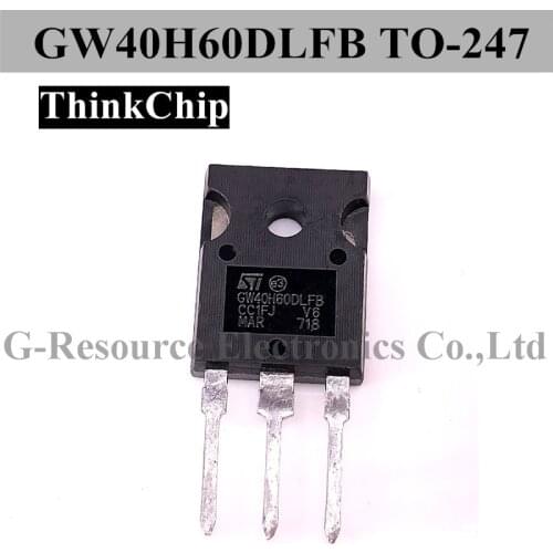5pcs) GW40H60DLFB TO-247 IGBT transistor N channel Very Fast PowerMESH IGBT GW40H60 40H60D TO247