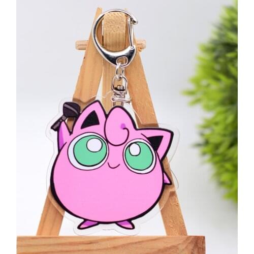 Anime Keychain WL0708 Acrylic Cartoon Keyring Accessories