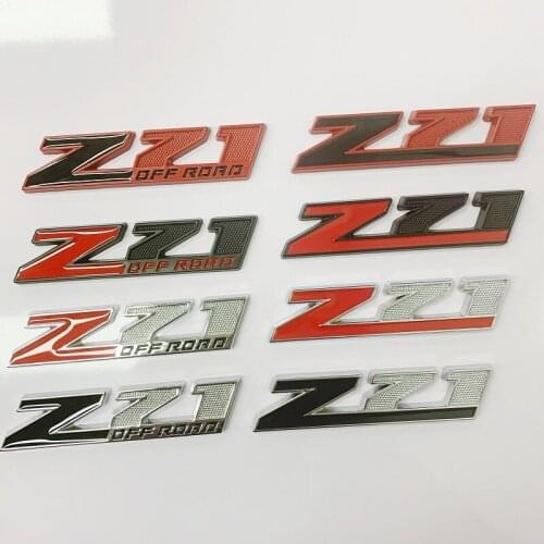 Car Sticker Emblem Chrome Badge Decals for Chevrolet Silverado Chevy Colorado Z71 OFF ROAD 4X4 SIERRA GMC Auto styling stickers