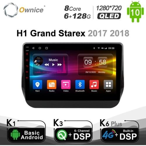 PX6 DSP Android 10.0 Car DVD Player For Hyundai H1 Grand Starex 2017 2018 Navigation GPS 4G LTE 6G +128Gb 2 din Radio Wifi RDS