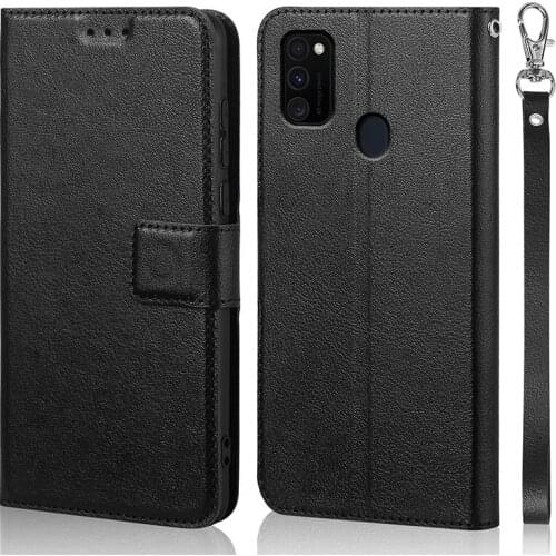 For Samsung M30S Case flip Crocodile texture leather Phone Case For Samsung Galaxy M30 Case M 30S m30s samsung case