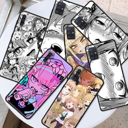 Hentai Harajuku Anime Girl Phone Case For Samsung S21 S20 FE Ultra S10 Lite S10e S9 S8 S7 Plus Fundas Cover Case Capa Guscio