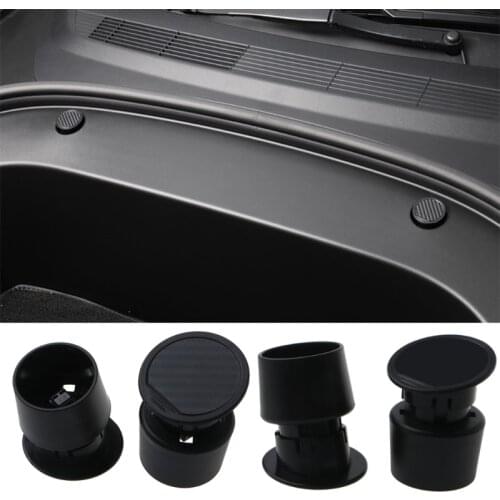 Black ABS Concealed Front Trunk Hook Compatible with Model 3 2021 for Bag Coat Hanging W91F