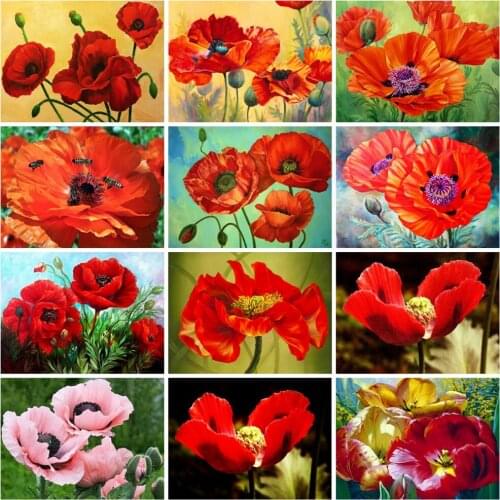 EverShine Diamond Embroidery Flowers Cross Stitch Diamond Painting Full Square Rhinestones Art Handicrat Hobby Gift New Arrivals