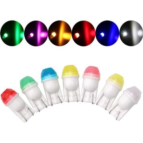 Factory Hot Selling T10 Ceramic High Temperature Resistant High Power Ultra Bright LED Width Lamp Car Driving Lights Multi Color