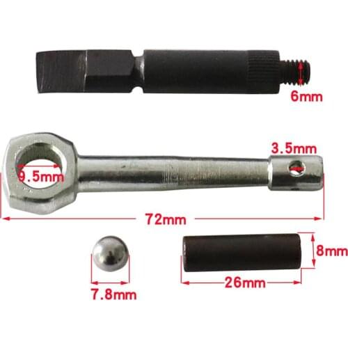 Clutch Arm Lever Rod Ball Pin Rod For 2-Stroke Motorized Bicycle Engine