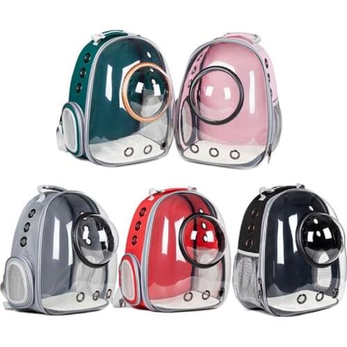 Cat Carrying Backpack Window Travel Bag Carrier Transparent Puppy Cats Box Cage Small Dog Pet Handbag Space Capsule Bag For Cats
