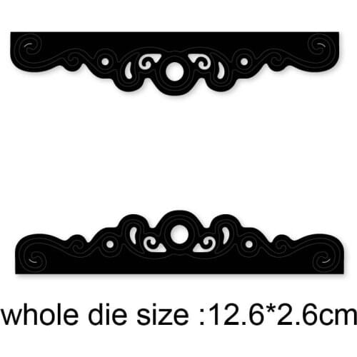 Lace Strip Border Metal Cutting Dies Stencil dies Scrapbooking diy photo album Embossing Die Cut Card making Craft dies new 2020