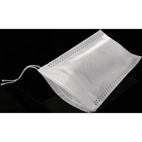 100Pcs/Lot Nonwovens Muslin Drawstring Reusable Bags 8X10cm For Spices Herbs Tea Coffee Soaps Mayitr Home Supplies