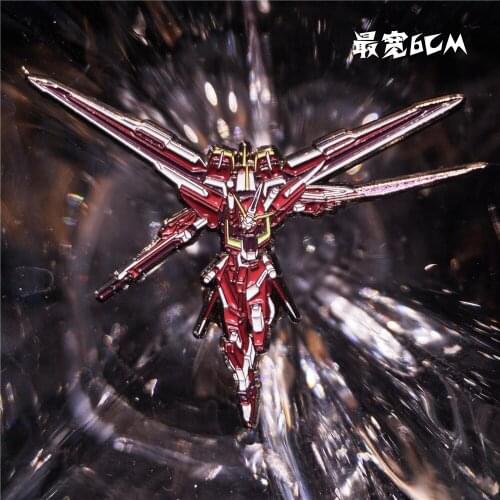 Anime GUNDAM 6cm Model Metal Badge Brooch Pin Button Bag Decor Acc Collector Limited Props Cos