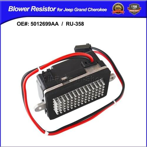AP01 BLOWER MOTOR CONTROL MODULE RESISTOR 5012699AA, 05012699AA, RU358, RU-358 5012699AA Fit for JEEP GRAND CHEROKEE 1999-2004