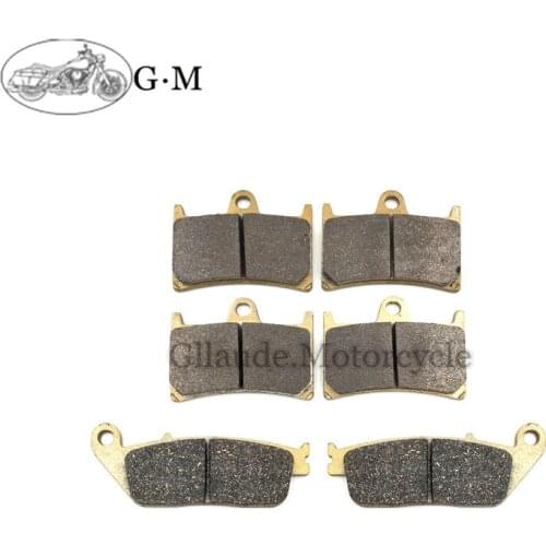 Motorcycle Front / Rear Brake Pads For YAMAHA MT01 MT-01 (1670cc) (4 piston caliper) 2005-2006