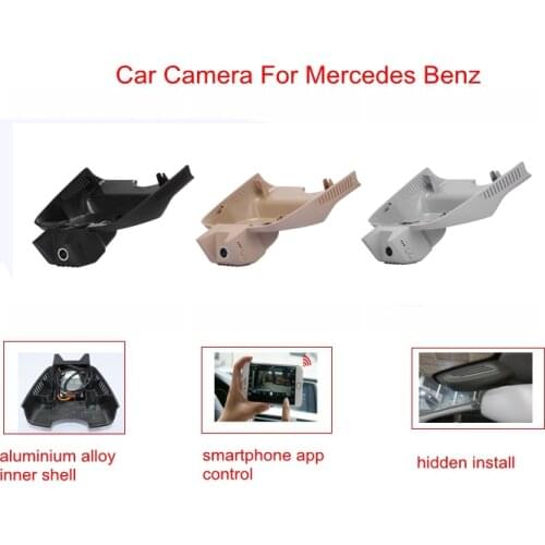 PLUSOBD HD Wifi Hidden Car DVR Camera For Mercedes Benz GLK X204 2009-15 High Configuration 1080P WDR Car Black Box Night Vision