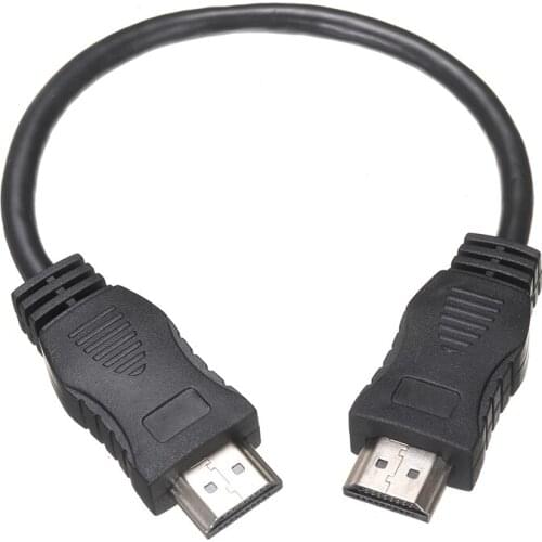 Gold Plated HDMI-compatible Cable Adapter Cat 2/CL2/FT4 High Speed HDMI-compatible Cables Black Audio Video Convertor