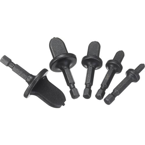 5Pcs Tube Expander Support Imperial Copper Pipe Air Conditioner Conditioning Swaging Tool Drill Bit Set Hex Shank Durable