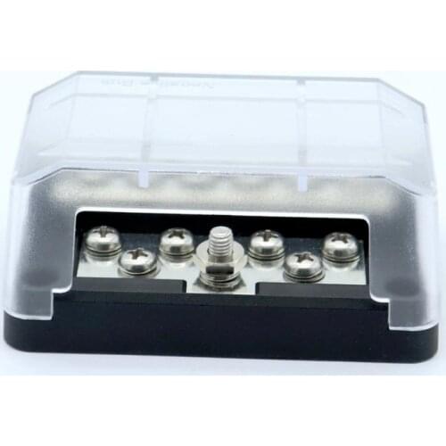Heavy Duty 6 Terminal Studs Bus Bar Power Distribution Box Blo For Yacht