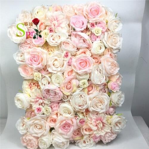 SPR 40*60cm Artificial Flowers Decoration Wedding Flower wall Backdrop