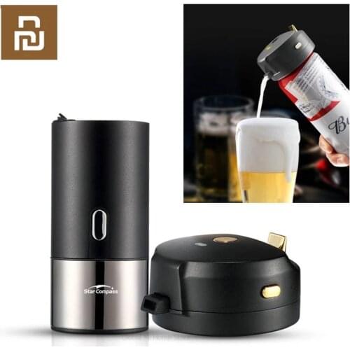 Youpin Star Compass Portable Mini Beer Foam Drinking Bubbler 40000 Times/s Household Ultrasonic Liquid Foam Machine Bubbler Tool