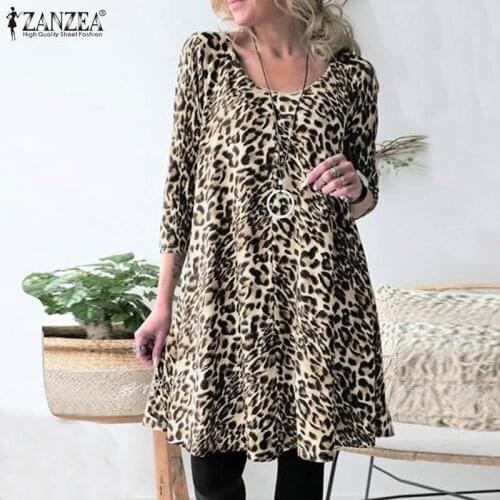 ZANZEA Women's T-shirts With Print