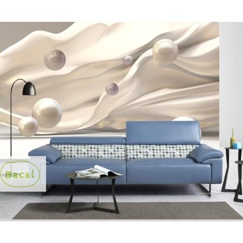 3D Wall Murals Wallpaper Modern Abstract Stereoscopic Space Circle Ball Living Room TV Background Photo papier peint mural 3d