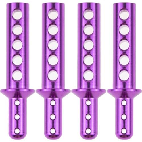 Aluminum Body Post Mounts 4Pcs/Set For HSP 1/10 RC Car 108037 108837 188037 188837 On Road Drift XSTR 94123 94102 94122 Redcat