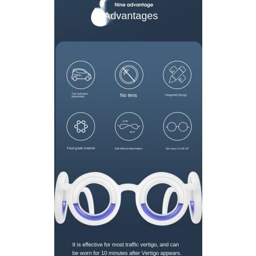 Anti Halo Vehicle Artifact Glasses for Adults - Children Travel - Folding Glasses Frame Anti Halo Ship - and Aircraft