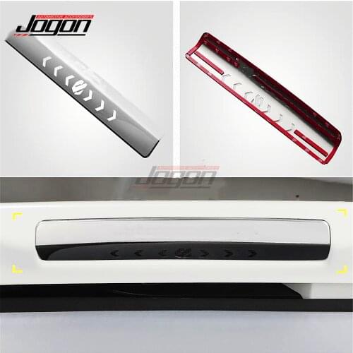 Car Rear Mount High Brake Light Lamp Logo Decoration Cover Trim Molding Accessories For Toyota Alphard AH30 2016 2017 2018 2019