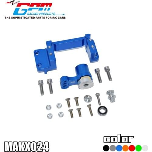 GPM Aluminum Alloy Steering Gear Base and 25T Spring Unloading Steering Gear Arm Set for ARRMA 1/5 KRATON OUTCAST 8S BLX